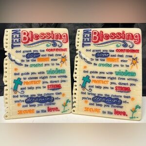 🌈 Teen Blessings x2 – Colorful Christian Encouragement Decor ✝️💖